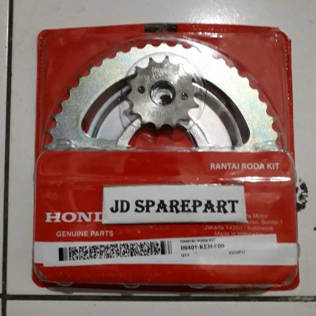 Gear Set Honda Megapro Lama - Megapro Advance - Megapro Primus Asli