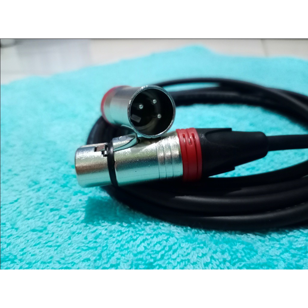 KABEL AUDIO CANON XLR MALE TO CANON XLR FEMALE 1 MTR - 5 MTR