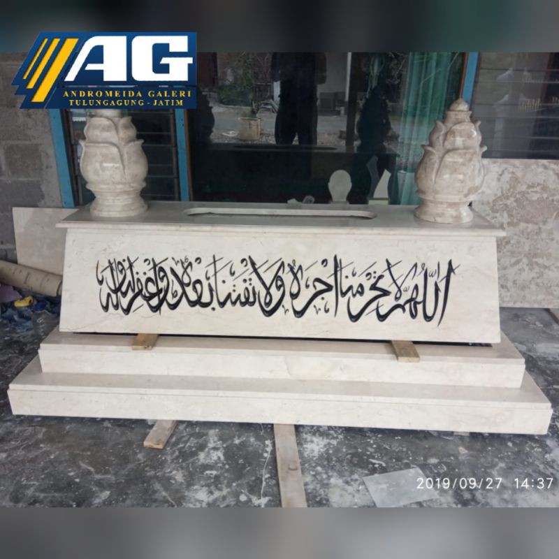 Kijingan Marmer kaligrafi model mataram + ongkir area Jawa