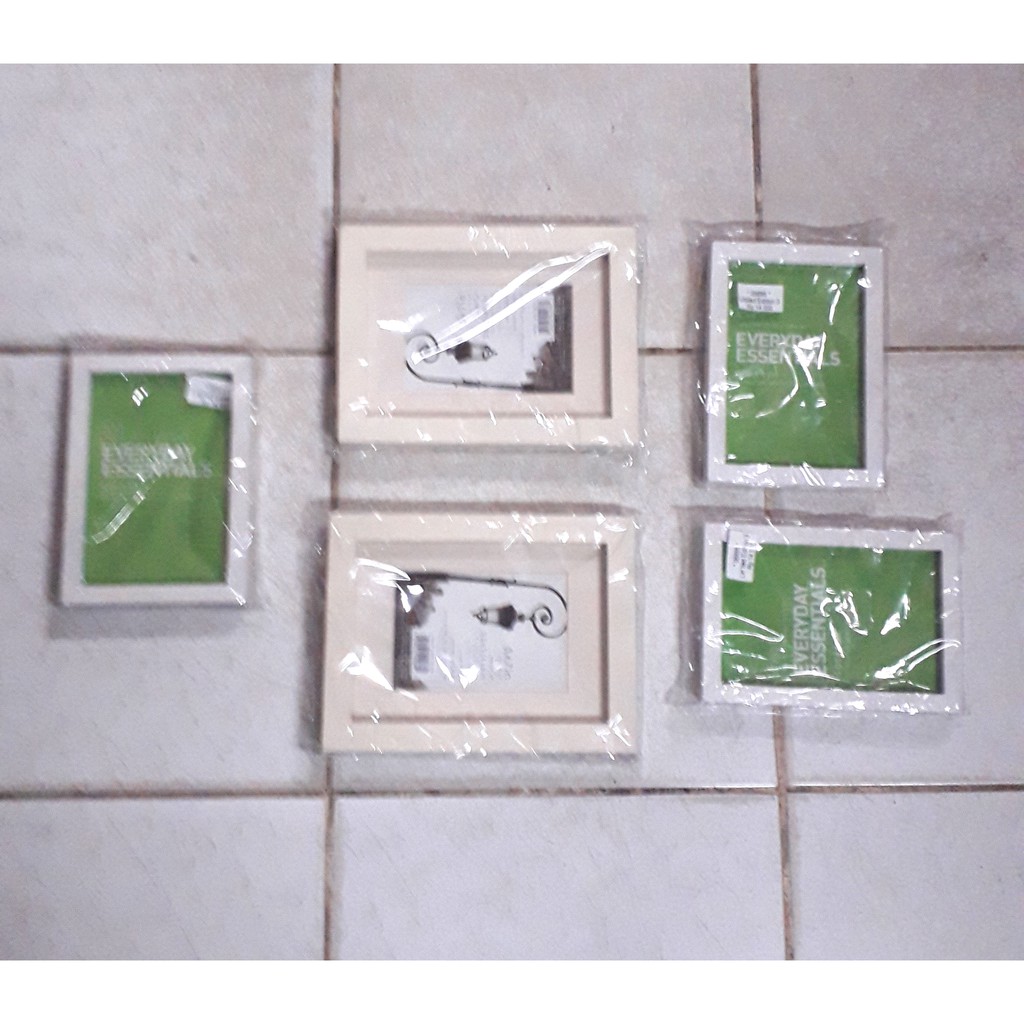 Paket 02 Bingkai Foto Kayu Gallery/Galleri mini 4R dan 5R Pigura Frame Bingkai Foto