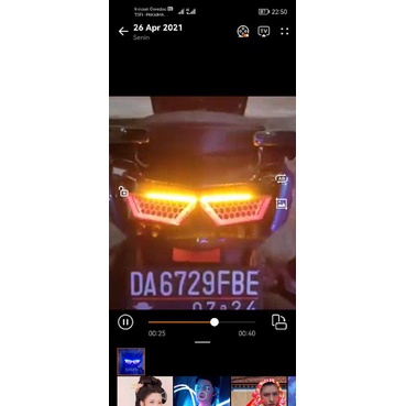 stoplamp custom nmax old / lama