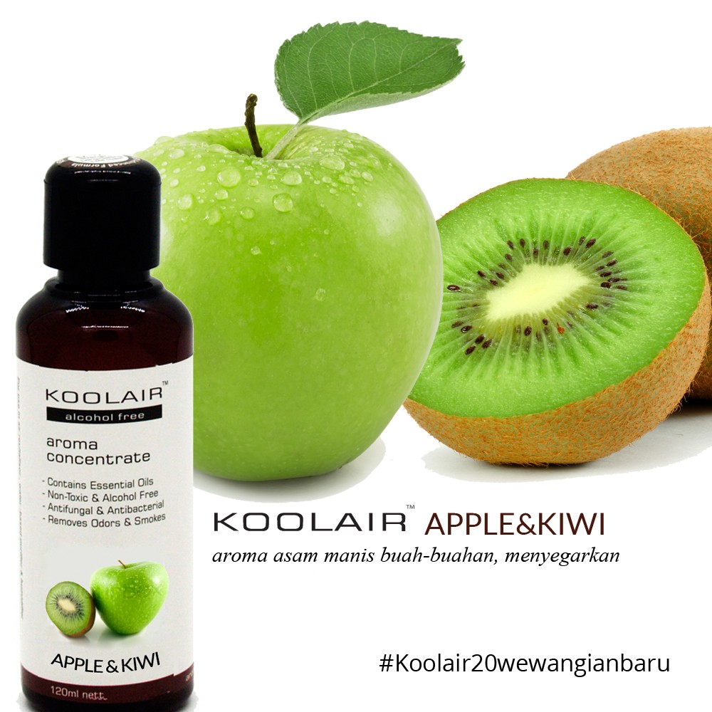 Koolair Aroma Baru 120ml untuk Refill Air Purifier (Aroma A-B)