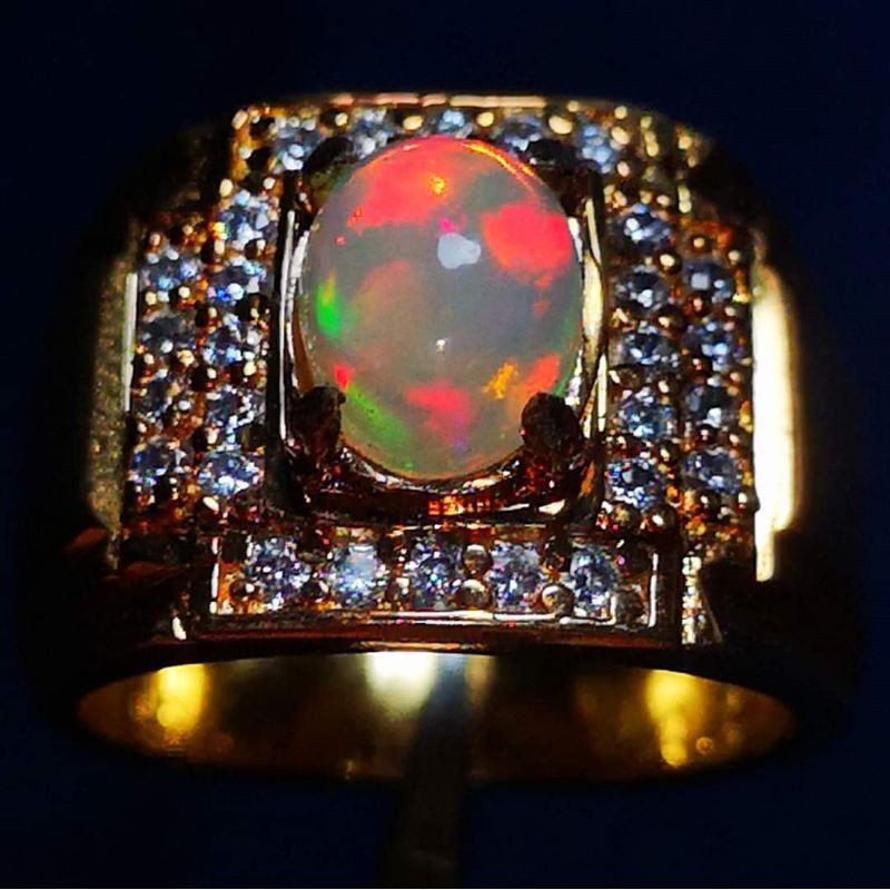 NATURAL KALIMAYA WELLO OPAL JARONG MULTICOLOR