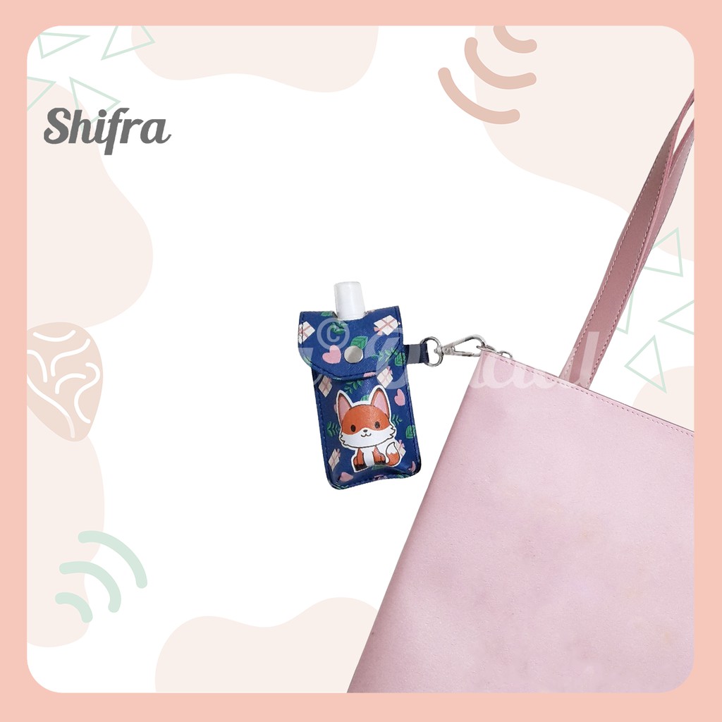 POUCH HAND SANITIZER UNIK LUCU GAMBAR KARAKTER SHIFRA (BOTOL SPRAY 60 ML)