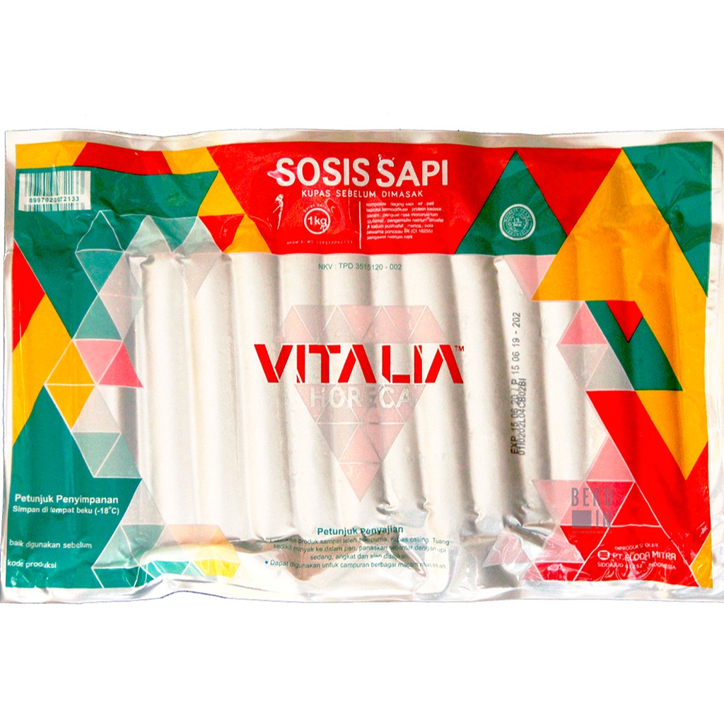 Vitalia Sosis Sapi 1kg