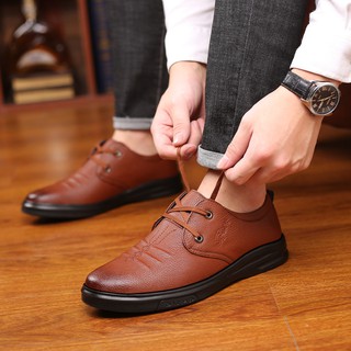  Sepatu  Oxford Formal Pria  Bahan Kulit  Warna  Hitam Coklat  