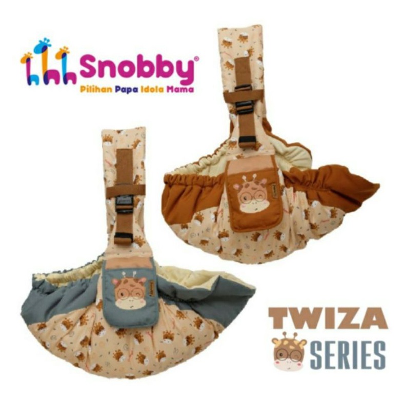 Snobby Gendongan Samping Twiza Saku Bordir / Gendongan Bayi 3 Posisi Twiza Series