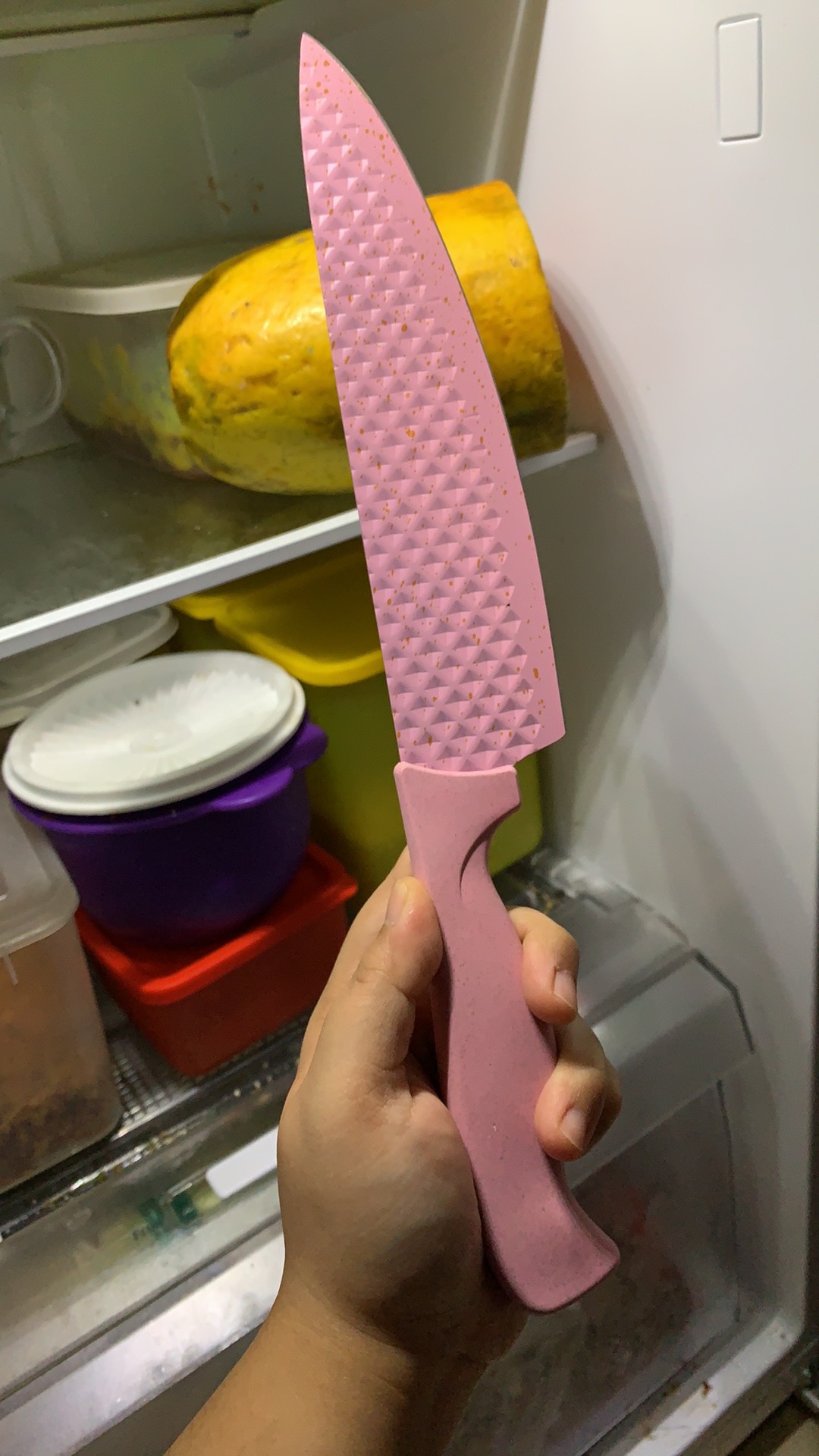 Original Pisau Set Rainbow Pastel Ceramic Knife Set 2012 Japan Quality