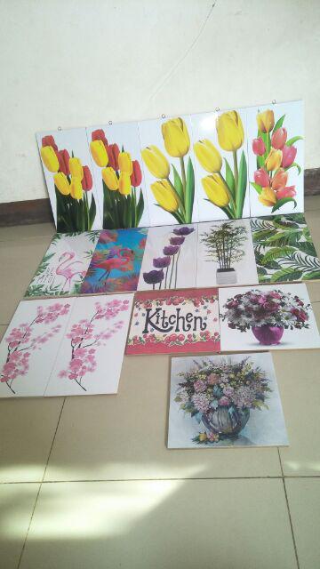 Hiasan Dinding Walldecor Pajangan Dinding Shabby Chic Tulip Wp 26