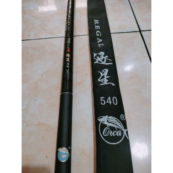 Joran tegek orca Regal kaku 450cm,540cm