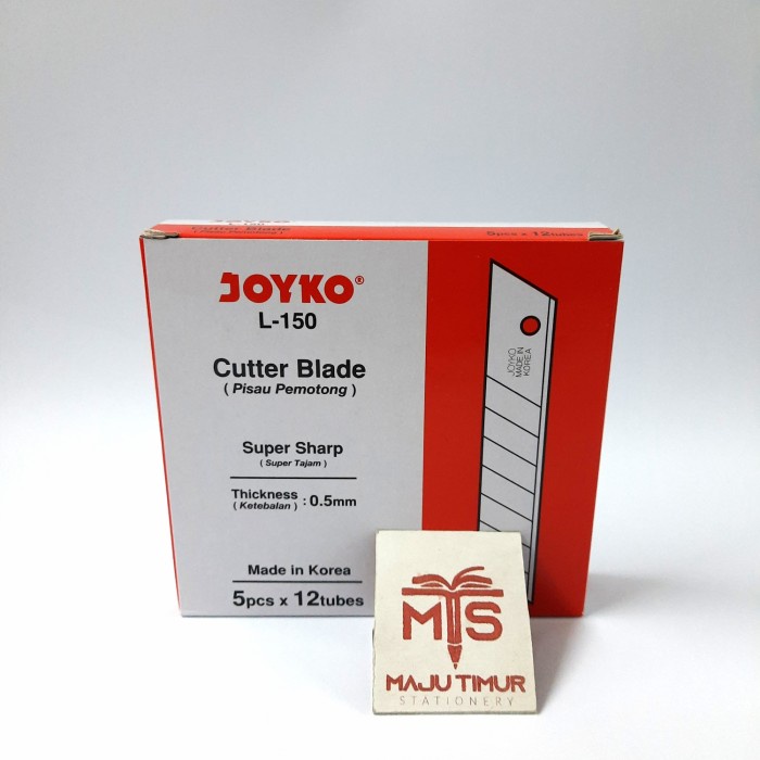 

Bagus Isi Cutter Besar Joyko L-150 Terbatas