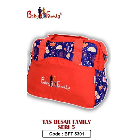 Tas Besar Baby Family 5 - Diapers Bag Baby Scots BFT5301