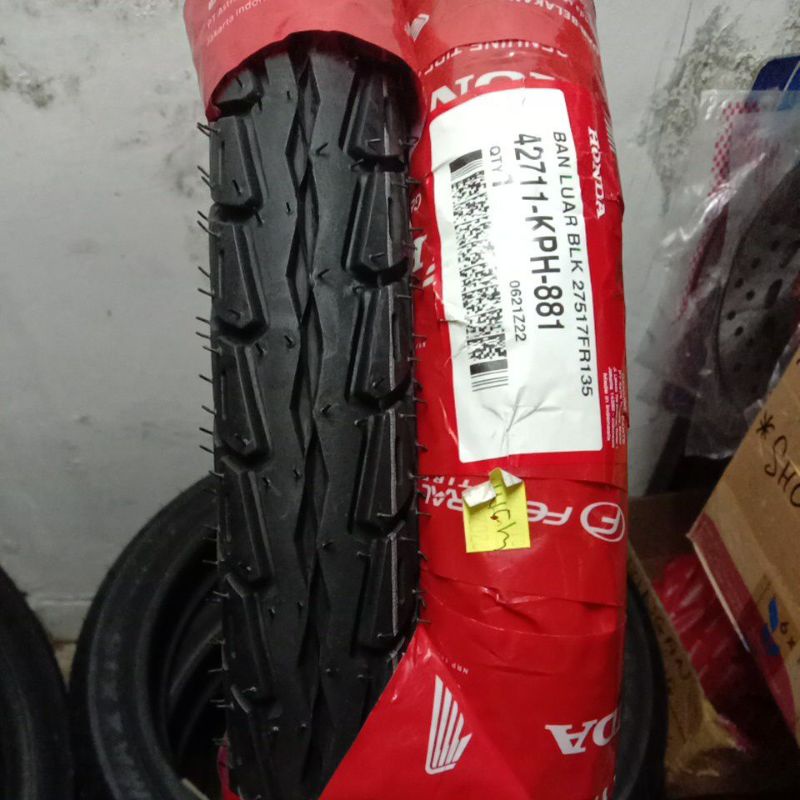 BAN HONDA 275-17 TUBETYPE KPH FEDERAL BAN LUAR BELAKANG MOTOR BEBEK SUPRA KARISMA REVO BLADE SMASH V