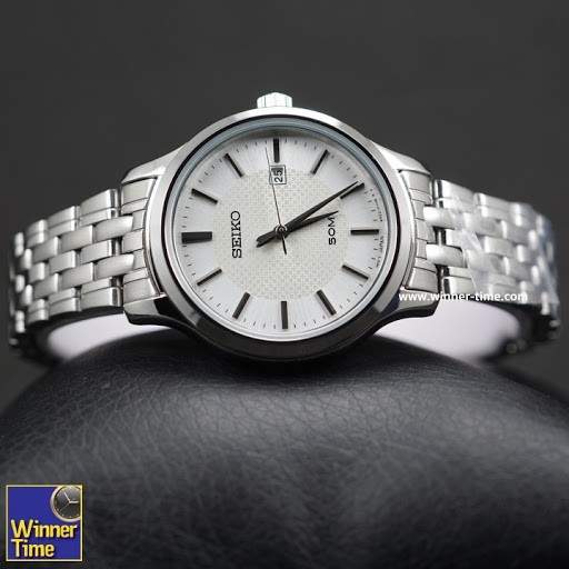 Seiko Ladies SUR653P1 Quartz Silver White - Jam Tangan Wanita SUR653