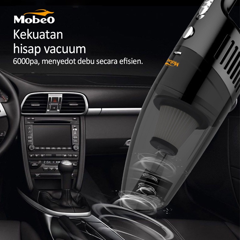 Mobeo Car Vacuum Cleaner Penyedot debu mobil - Hitam