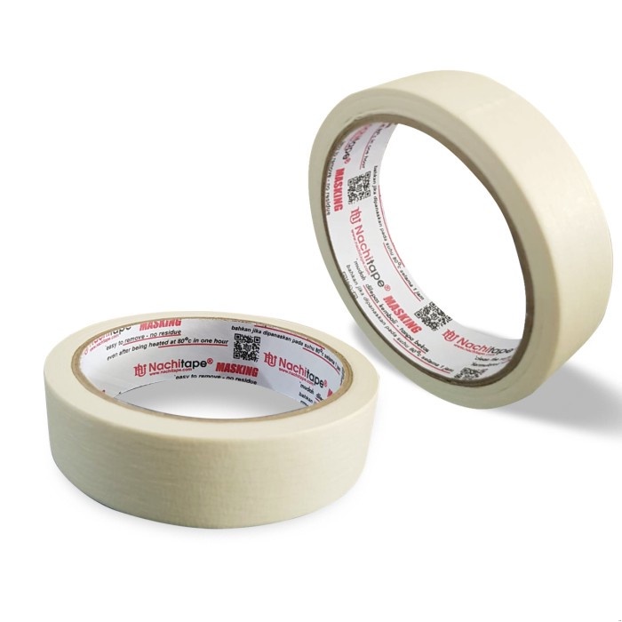 

Masking Tape Nachi 24mm Lakban Kertas Solatip Kertas - Masking 24mm
