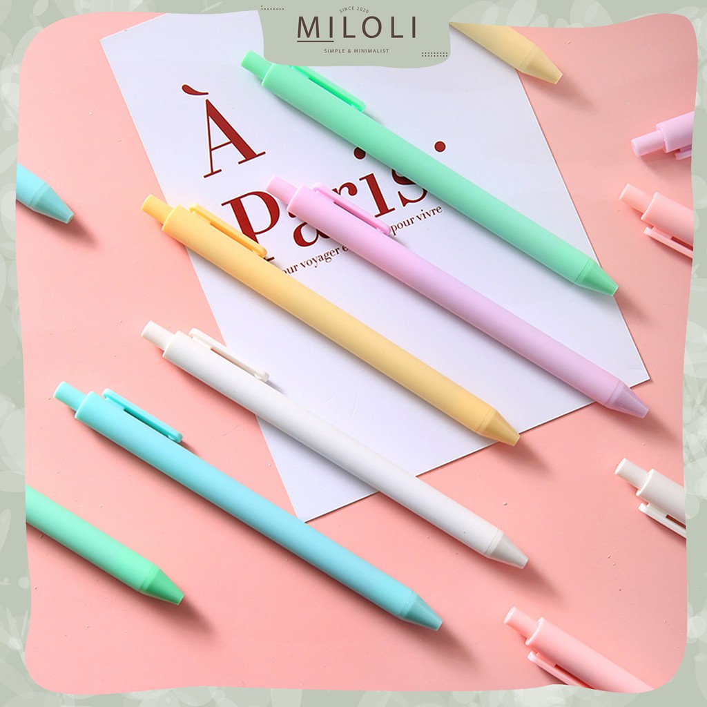 

[MILOLI] Pena Gel Mekanik Hitam 0.5mm Pulpen Mekanik - D0009