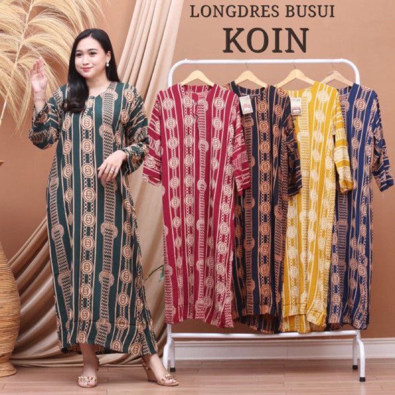 daster rayon panjang busui sematakaki best seller-LONGDRESS BINTANG