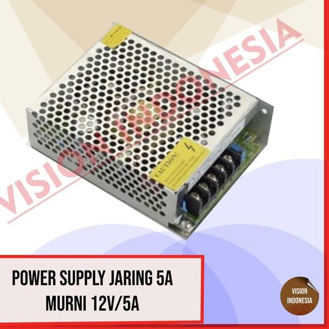 ` M00 POWER SUPPLY JARING 5A MURNI 12V/5A 100% MURNI ✲