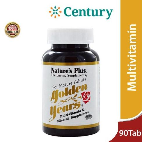 NATURES PLUS GOLDEN YEARS 90 TAB / Vitamin Orang Tua / Suplemen