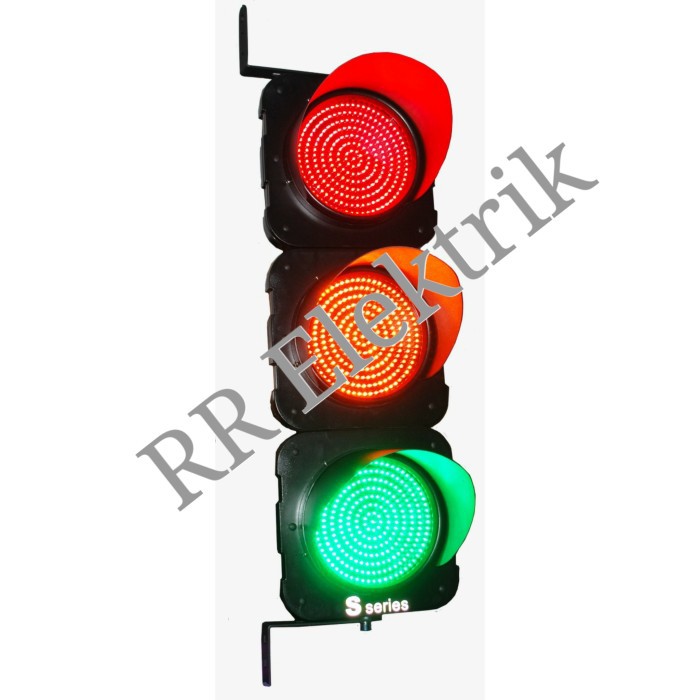 Traffic Light Led Merah Kuning Hijau Lampu Traffic Sseries 20cm