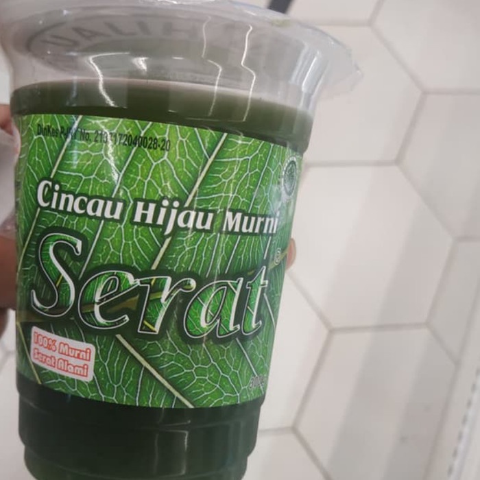 

serat cincau hijau murni alami 300gr