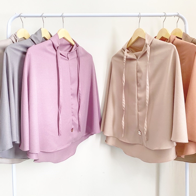 Sovva Label - Bergo Maryam Hijab Instan Tali Bahan Premium Lady Zara-2