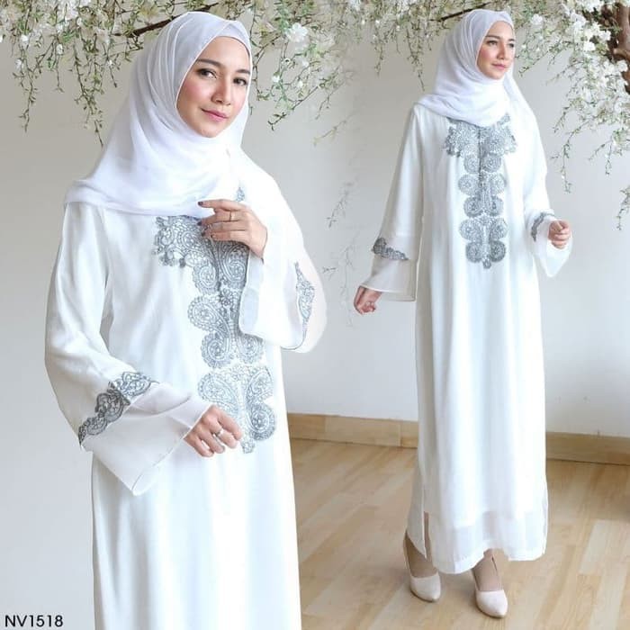 ABAYA RAMA AZKIA SYARI FIT TO XL BAJU GAMIS WANITA REALPICT LONG DRESS
