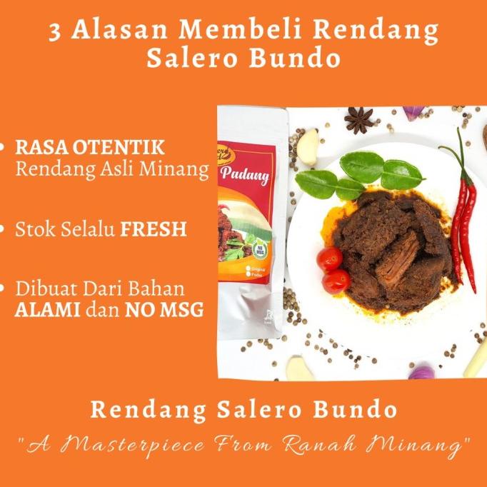 

Salero Daging Bundo Padang Terlaris 1 2 Rendang Kg Sapi Berryolshop42