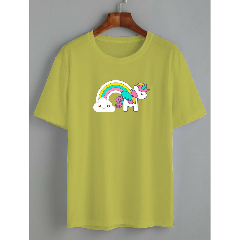 kaos unicorn cloud / kaos unicorn / kaos wanita / KATUN 24S