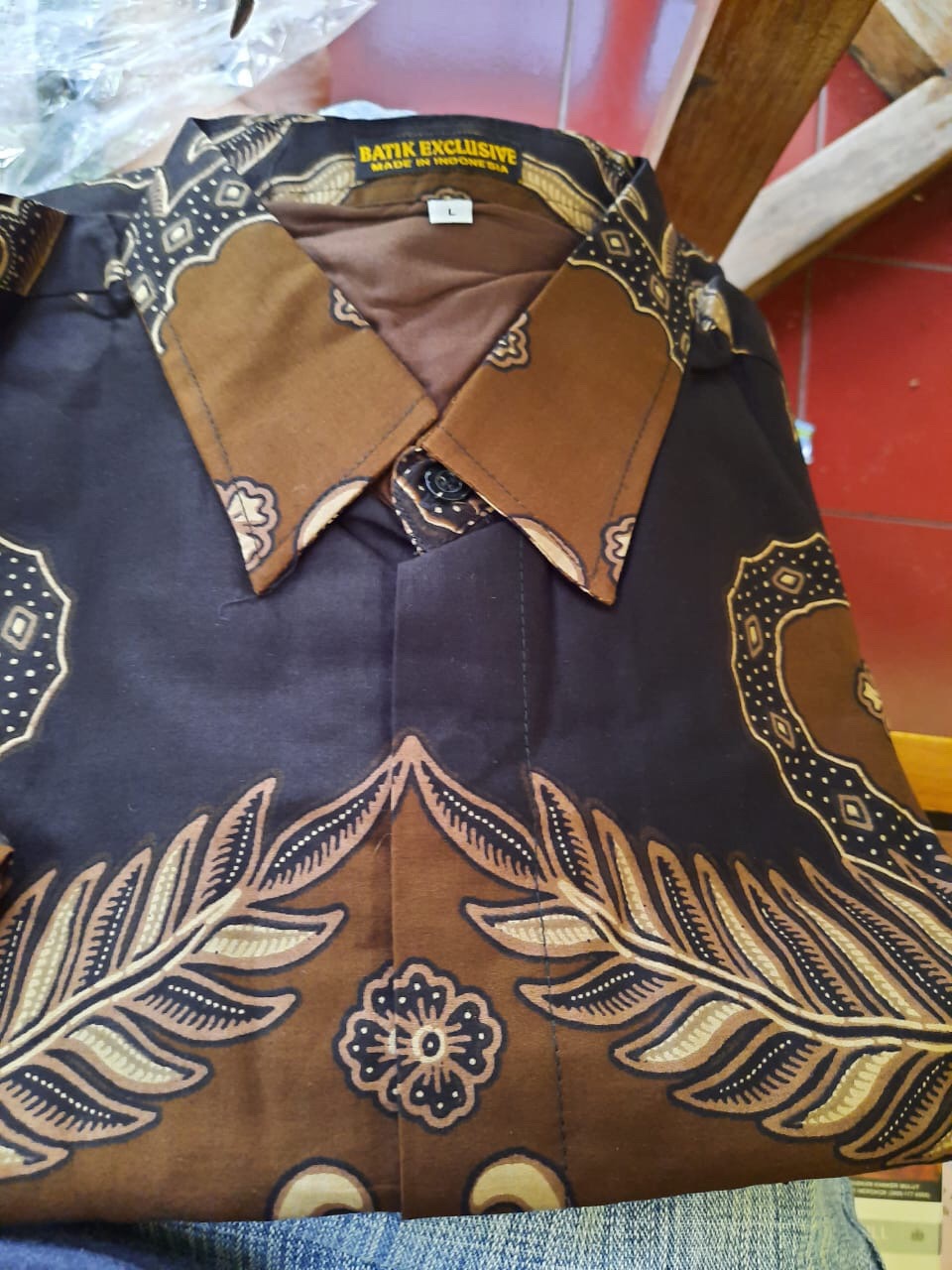 Kemeja Batik Prabu Bahan Dobby Reguler Fit A512