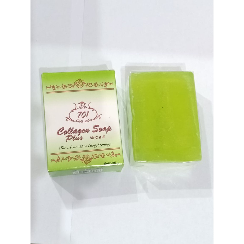 Sabun Batang Hijau Collagen Soap 701 Rumah Cantik 354 Sabun Batang Pembersih Wajah