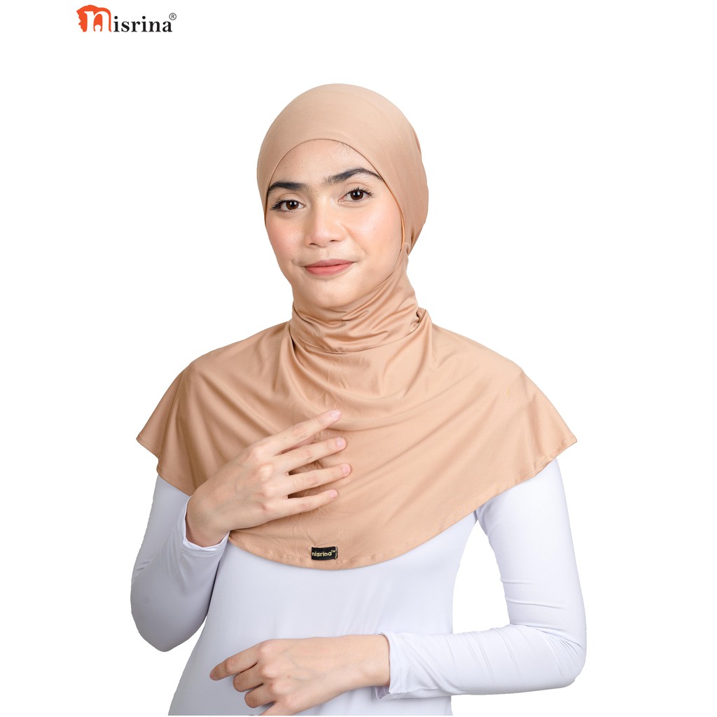 Nisrina Inner Hijab Ciput Ninja Kancing Belakang Sakura