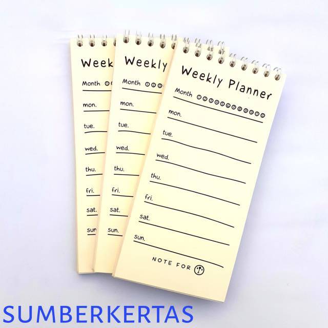 

NOTEBOOK/WEEKLY PLANNER/NOTES/MURAH CATATAN HARIAN BUKU SAKU