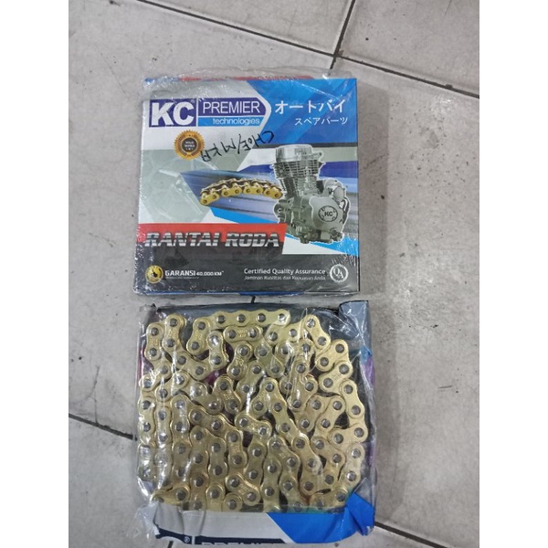 rantai gold 428H merek KC
