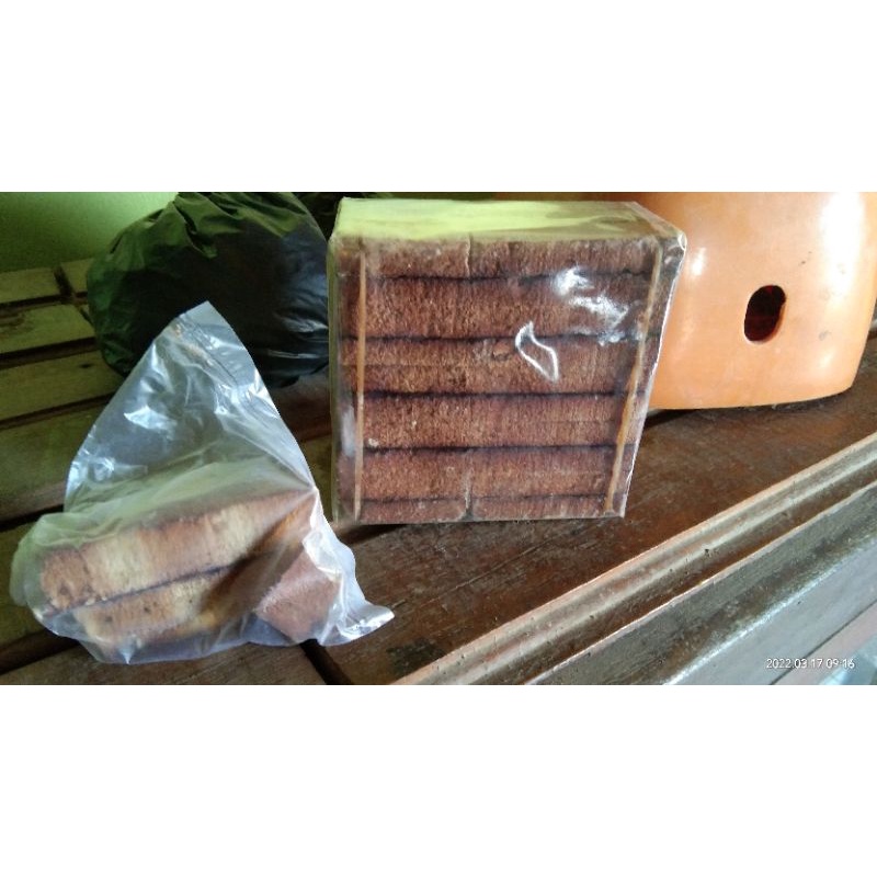 Getah gambir per bungkus atau perbatang