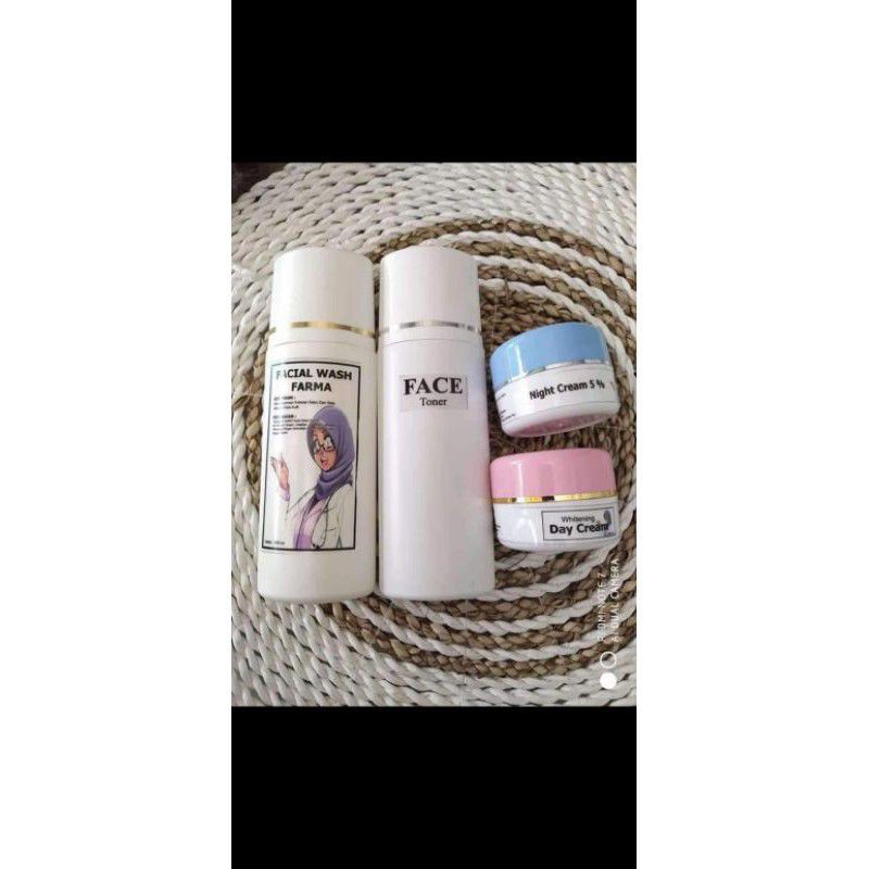 paket ceam farma wdc 5% original + face toner