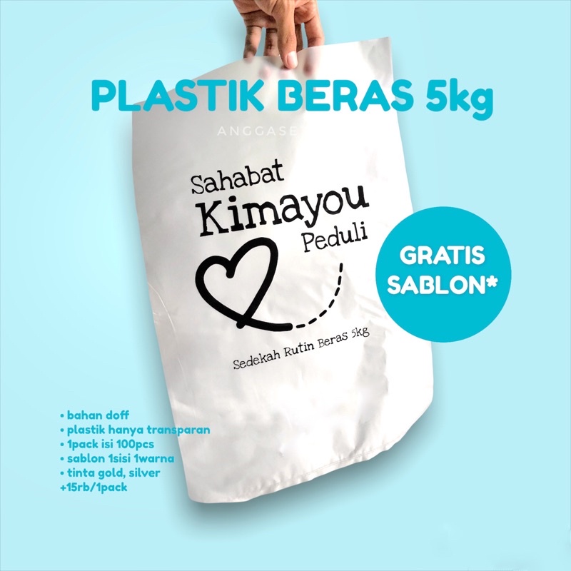 

Plastik Beras 5 KG Sablon