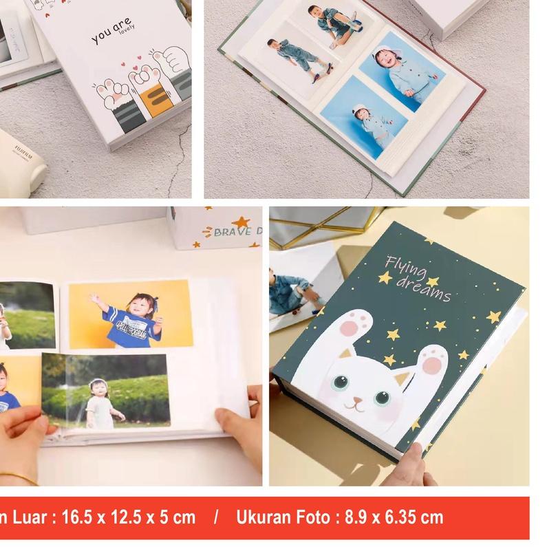 BUKU ALBUM 2R / PHOTOBOOK MINI / ALBUM GLITTER JELLY / ALBUM MINI / BUKU FOTO / PHOTOBOOK