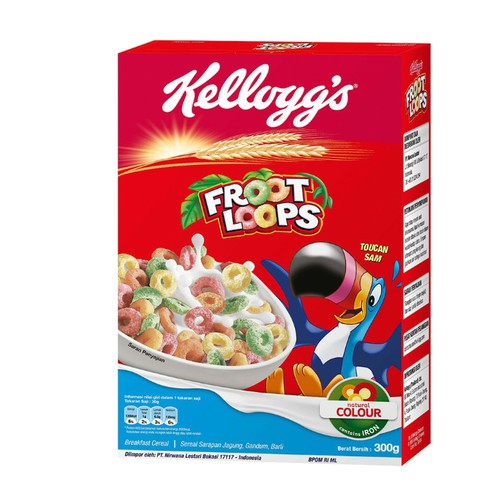 Kelloggs Coco Loops 330 gr / kemasan per kotak
