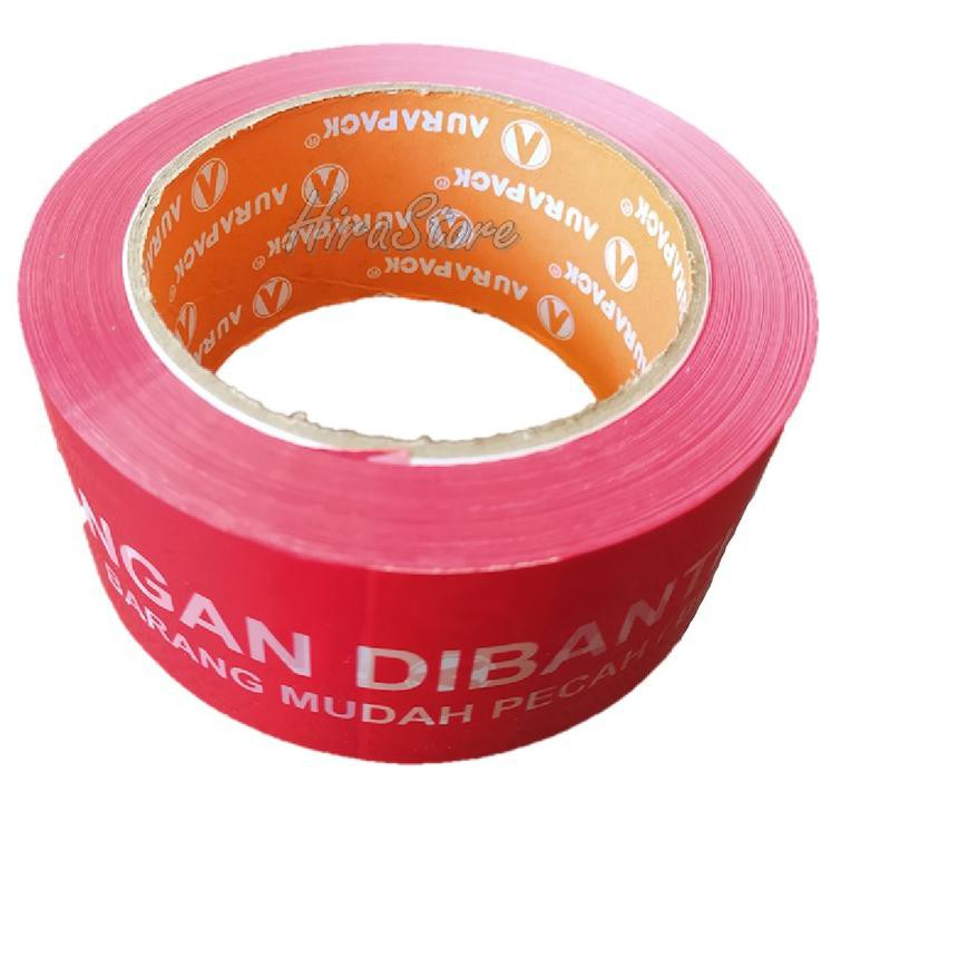 

PROMO BESAR KODE-764 Lakban Fragile Merah 90 yard 50 micron 48 mm Tebal Kualitas Premium