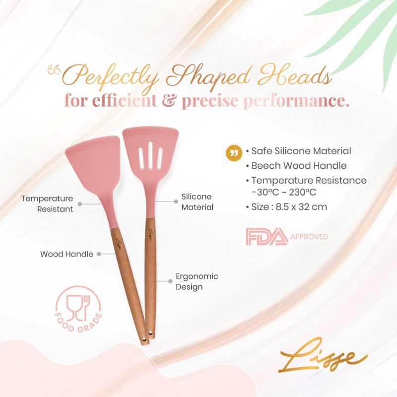 Spatula Duo Cooking Set / Spatula Masak / Sutil Premium / Spatula Premium / Spatula Lisse