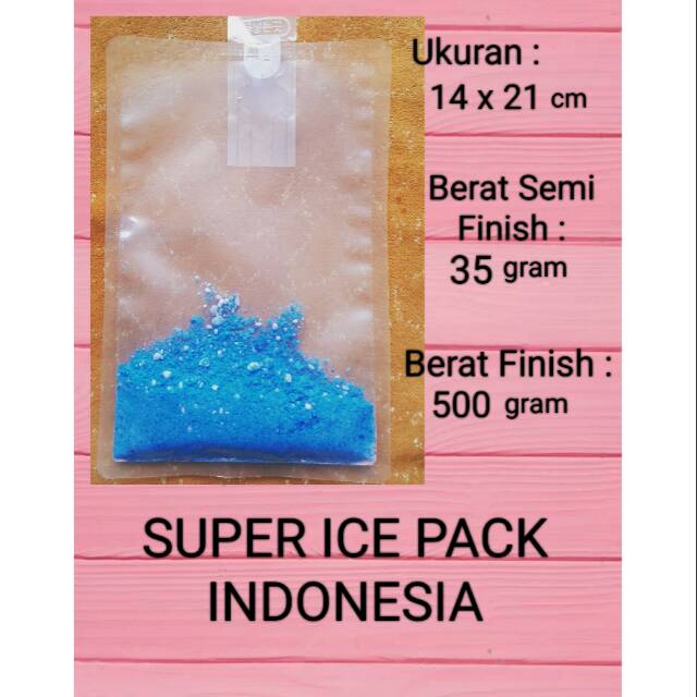 ice gel pack 400 - 500ml size 15x20cm freezer ice pack SEMI FINISH