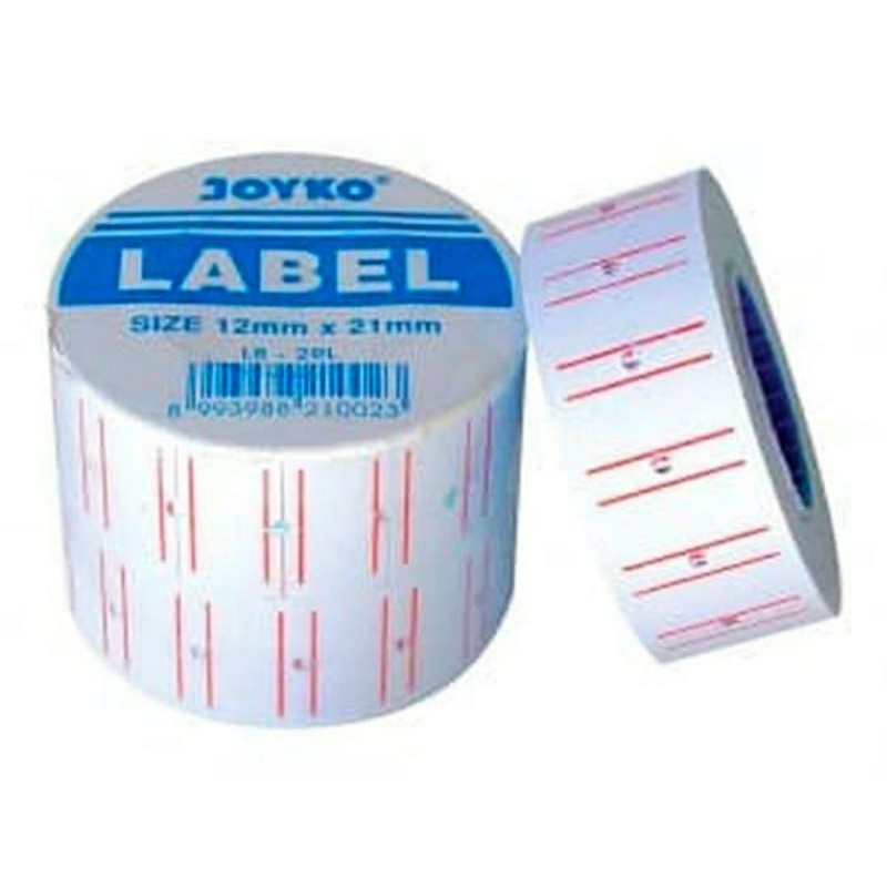 

HJK Kertas Label Harga Joyko 1Baris Dan 2 Baris