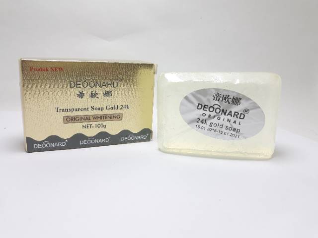 SABUN DEOONARD GOLD WHITENING ORYGINAL/SABUN GOLD
