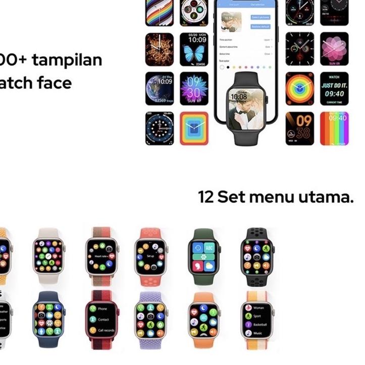 Paling Disukai.. ✅ GARANSI✅ Smart WatchT500 PLUS / T500+PRO/T55+PRO / IWO 6/IWO W26 PLUS ORIGINAL SE