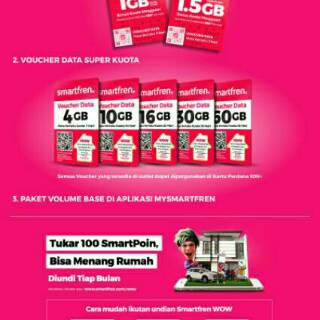 Kartu Perdana Smartfren 1ON+ Aktif SETAHUN Free 3GB up to 13GB | Shopee Indonesia