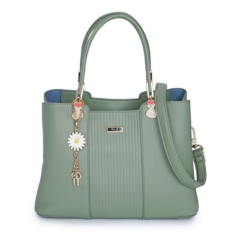 Tas En-ji Mariko Handbag Enji Palomino Mint Green
