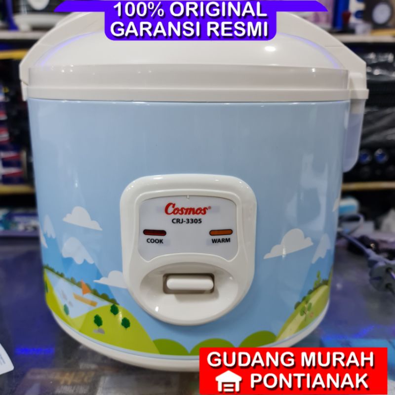 Rice cooker Cosmos crj 3305 /magic com cosmos crj 3305 desa biru