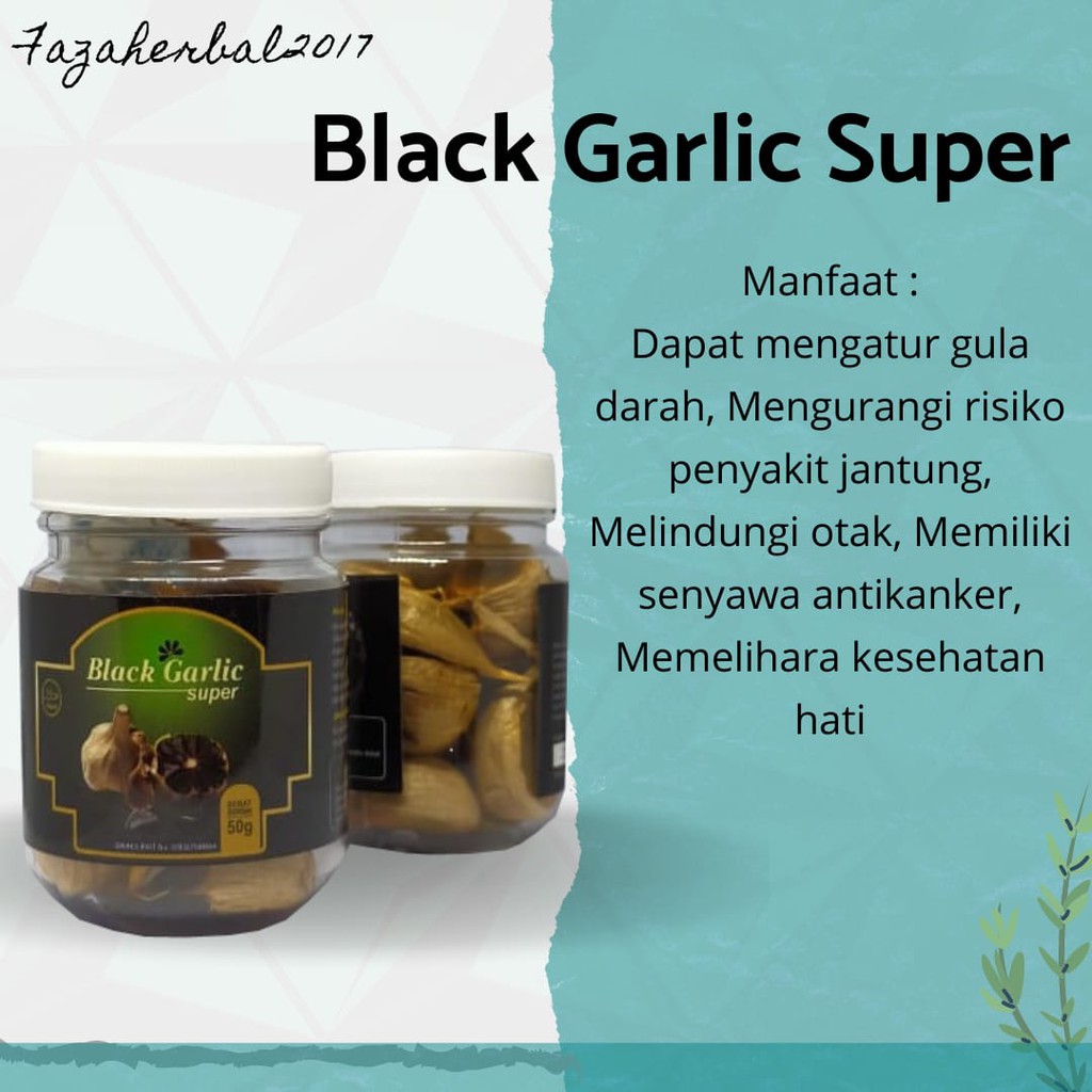 Black Garlic Herbal Kolesterol Darah tinggi 50gr